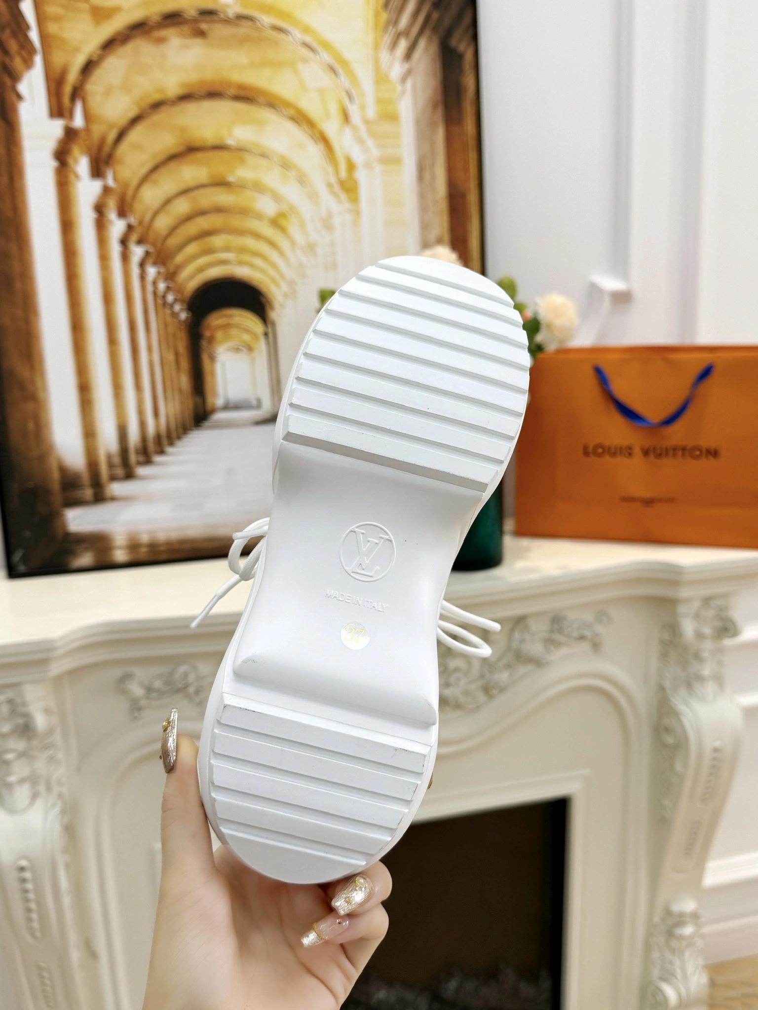 COCO-- 8V 1ACJ1J Thick soles：5.5CM cowhide sheepskin item:D-X000F0754